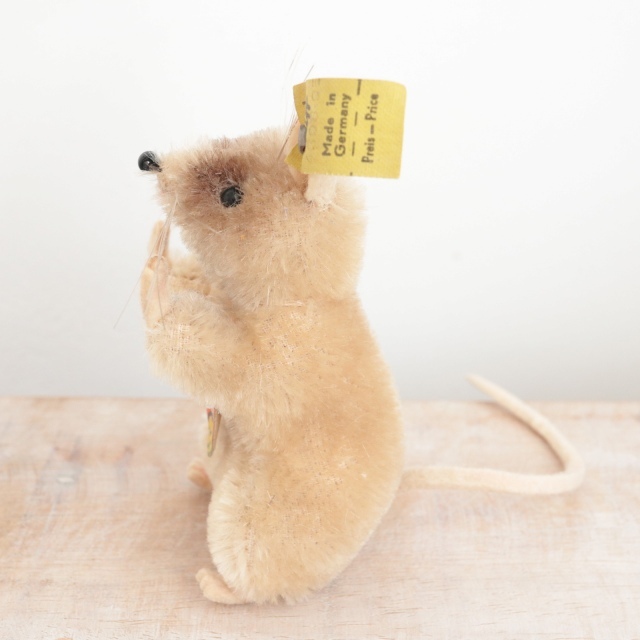 アンティーク シュタイフ ネズミ Steiff Pieps 8cm