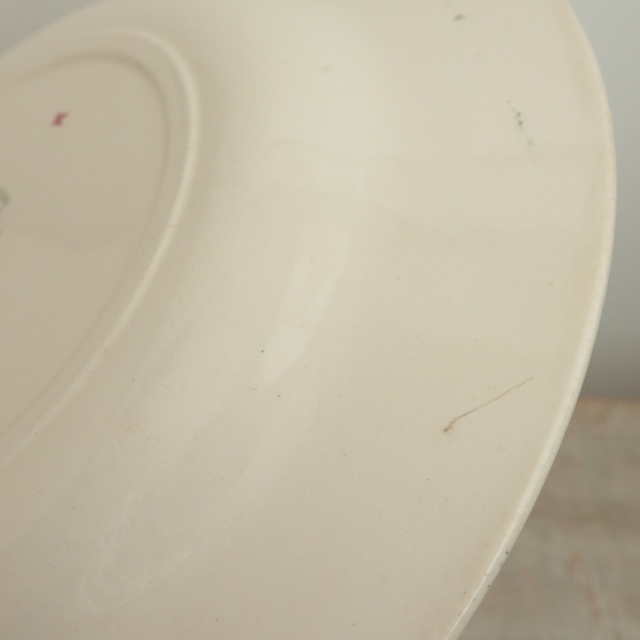 アンティーク プレート ブドウ アンティーク深皿  KANTARA フランス クレイユモントロー製 Creil Montereau