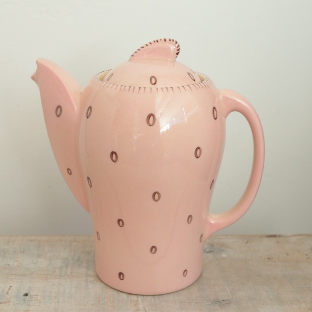 【セール】スージークーパー セピアローズ ポット アンティーク スージー クーパー セピアローズ トリオ ティーセット