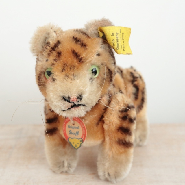 アンティーク シュタイフ トラ Steiff Tiger 10cm