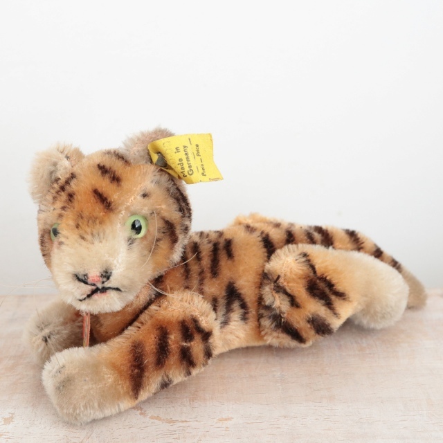 アンティーク シュタイフ トラ Steiff Tiger 10cm