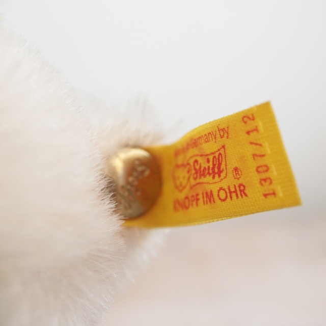 アンティーク シュタイフ ネコ 白猫 Steiff Kitty Cat 12cm