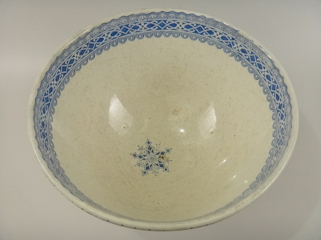 アンティークカフェオレボウル Laitiere Saint Amand et HAMAGE Nord製