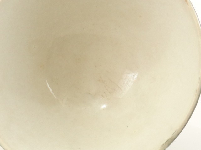アンティークカフェオレボウル クローバー GIEN製