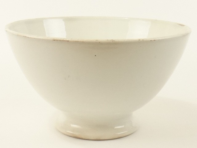 アンティーク カフェオレボウル 白 Choisy le Roi製