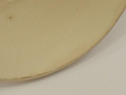 アンティークカフェオレボウル 花のステンシル Digoin & Sarreguemines製