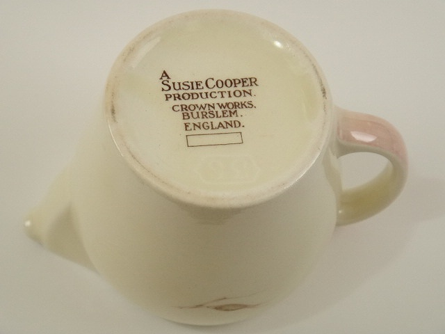 Susie cooper スージークーパー ピンク パトリシアローズ ミルクジャグ
