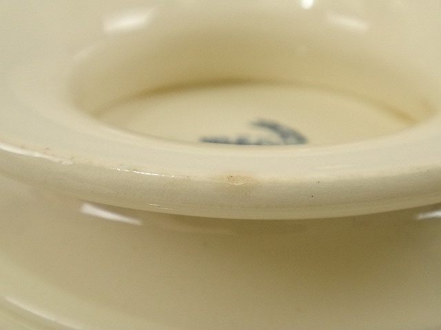 鳥のアンティーク コンポティエ Chardonnerets GIEN ジアン製