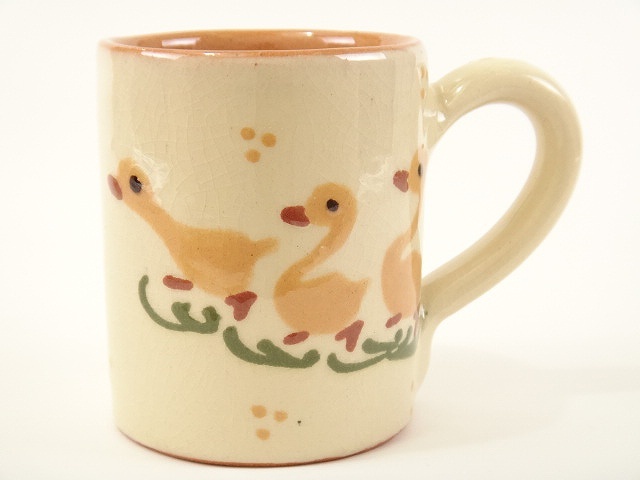 アルザス地方 スフレンハイム焼き 3羽のアヒル マグカップ