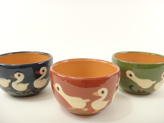 スフレンハイム焼き ３羽のアヒル ボウル Sサイズ