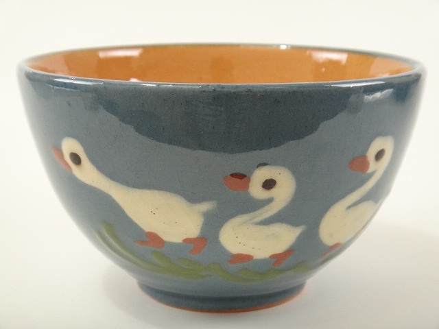 フランスアルザス陶器スフレンハイム焼カフェオレボウル 3個セット