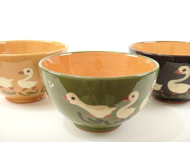 スフレンハイム焼き ３羽のアヒル ボウル Lサイズ