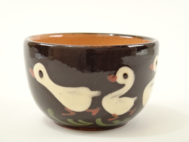 スフレンハイム焼き ３羽のアヒル ボウル Sサイズ