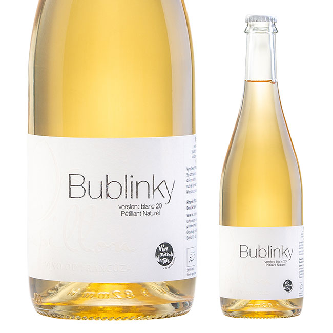 【オーガニックワイン】ペットナット・バブリンキー・ブラン/スパークリング・泡/辛口