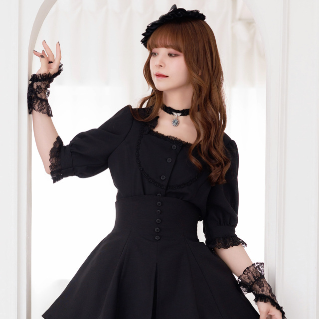 黒/Mのみ在庫] ブラウス・ヴィズ/品番101037 