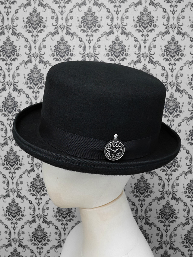 Milky Rail Train,Clockシルクハット（黒）希少品 美品 Milky Rail Train,Clockシルクハット（黒）希少品 美品