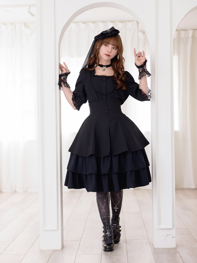 黒/Mのみ在庫] ブラウス・ヴィズ/品番101037 