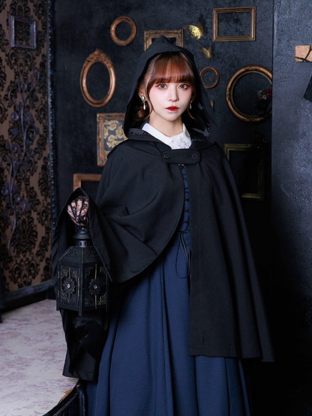 nananabo様限定‼️レディース 黒【カシミヤ100%】マント マント｜品番407014