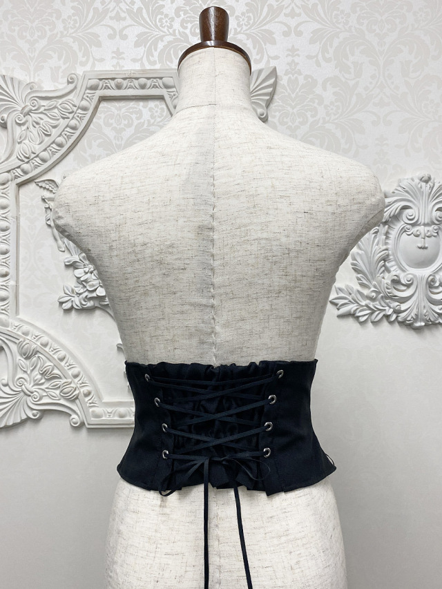 MIHO MATSUDA ミホマツダ　ベスト　コルセット王冠ボタン Le Toit Corset by Miho Matsuda