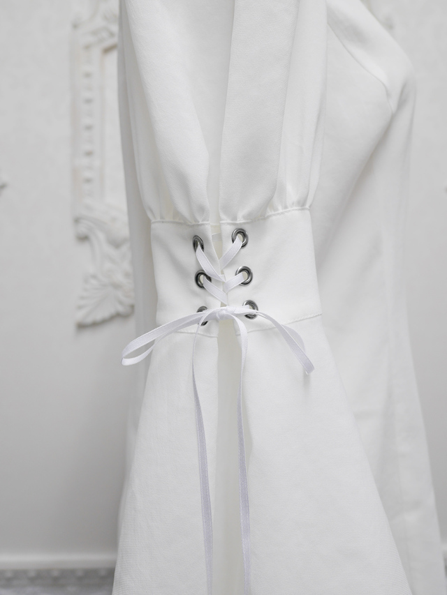 MIHO MATSUDA/ブラウス・スカート（ライトグレー） BLOUSE｜MIHO MATSUDA