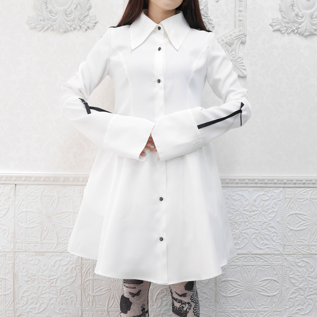 残りわずか] シャツワンピ・リゲール/品番406009