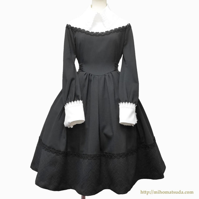 MIHO MATSUDA ミホマツダ ワンピース 予約商品｜2026年2月発売][12月5日-12月28日の予約でエプロンを