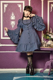 [ボタン変更] ワンピース・オズリー/着丈90cm/品番506003-A