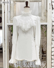 未使用●MIHO MATSUDA ミホマツダ● レースジャボ ブラウス 希少 未使用○MIHO MATSUDA ミホマツダ○ レースジャボ ブラウス 希少