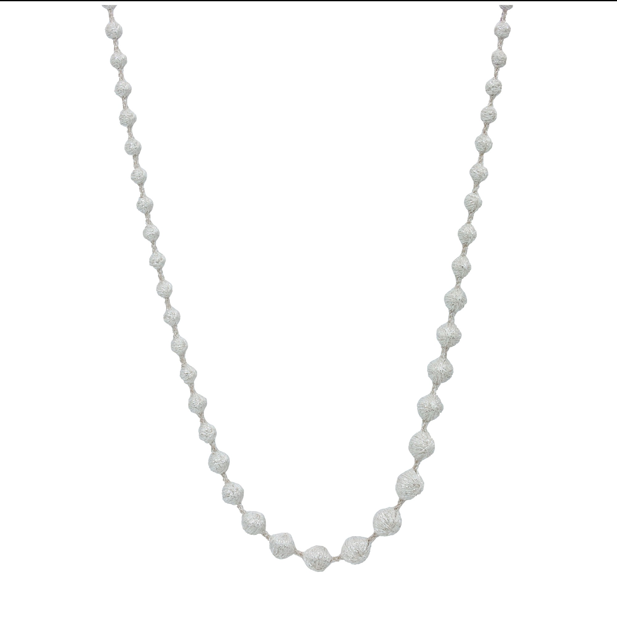 刺繍でできた肌に優しいネックレス | スフィアプラス80 | トリプル