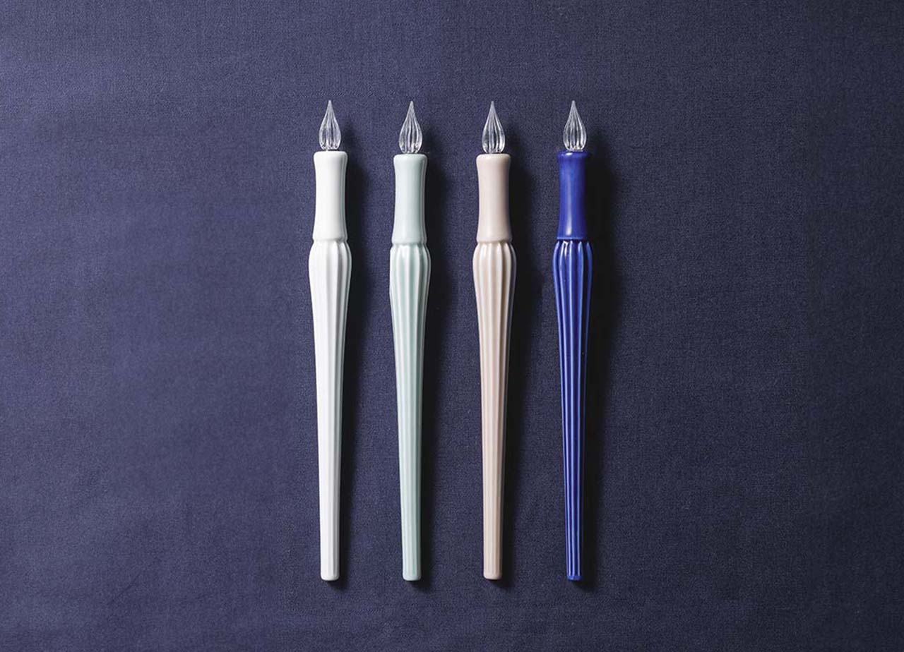 飾りたくなる有田焼のガラスペン | アリタペン 4種 - HIZEN5