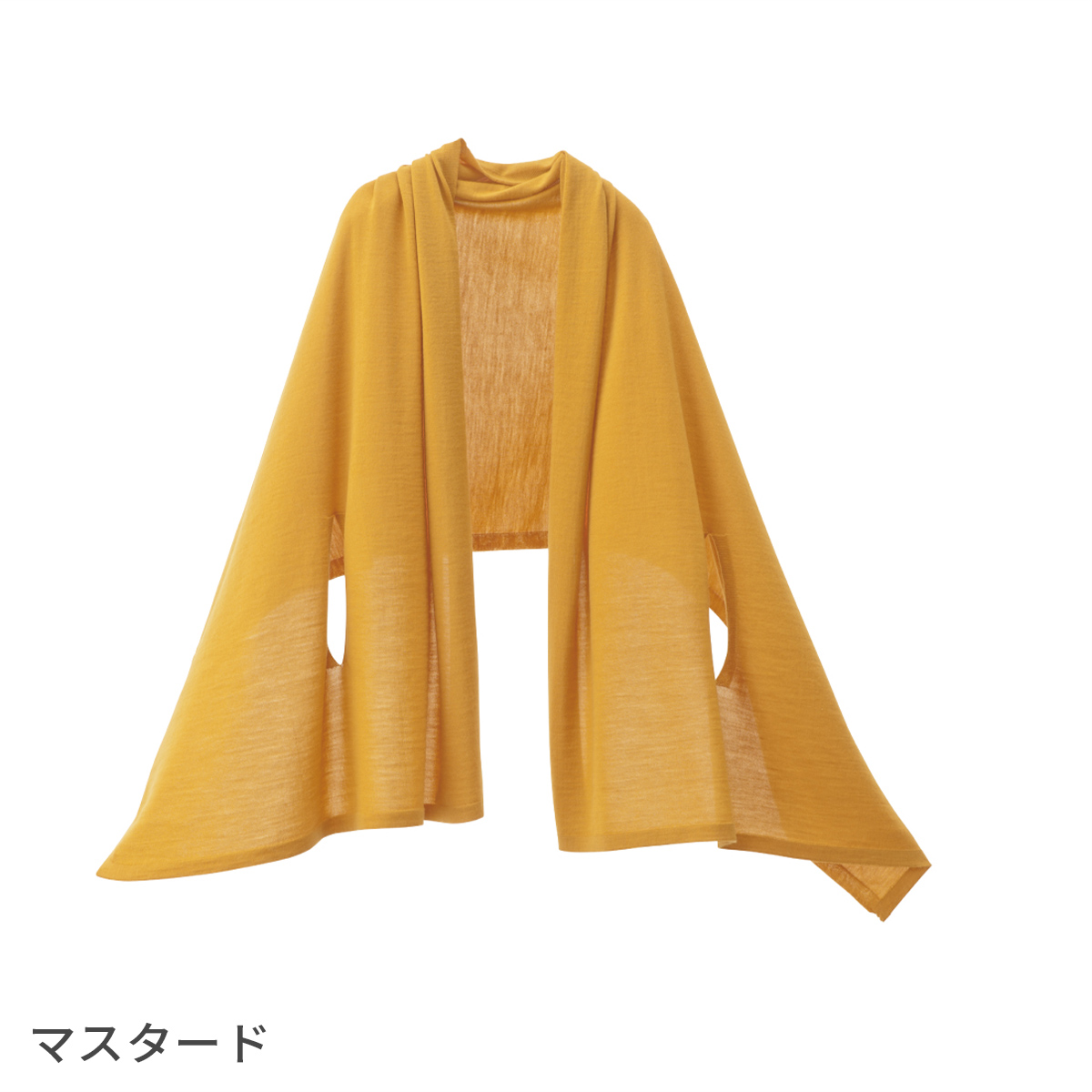 ずり落ちない、洗濯できるウールストール - SAIFUKU（mino）