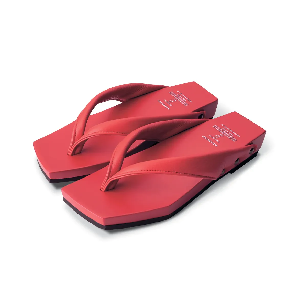 水鳥の下駄「COLOR GETA」スムース革 - 水鳥工業 -