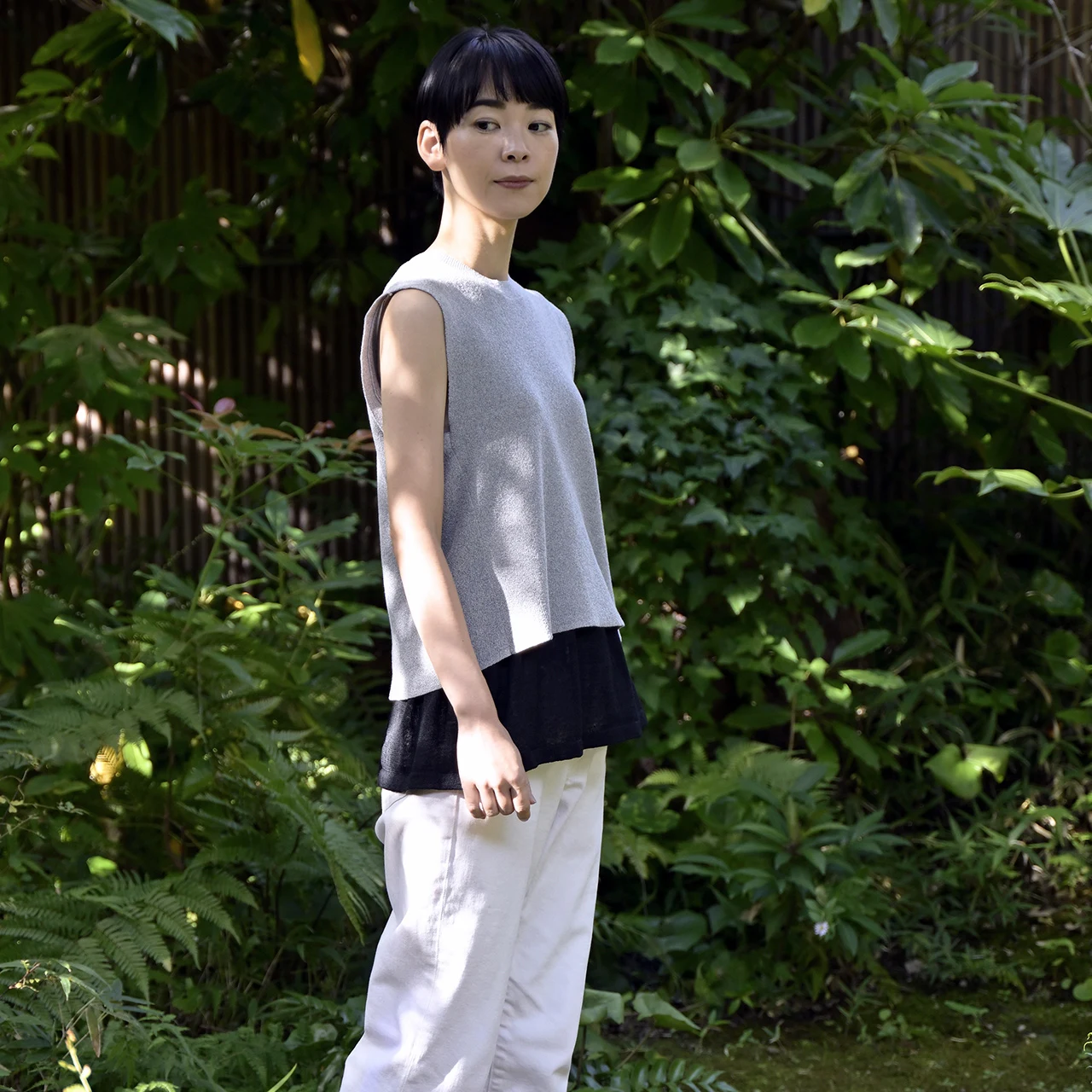 麻の見せる腹巻き フレアタイプ - SAIFUKU -