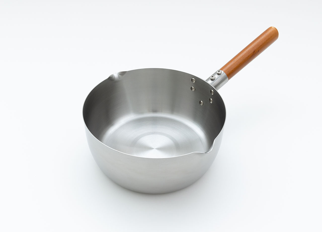 変色しにくいステンレス製 雪平鍋/艶消し | 工房アイザワ