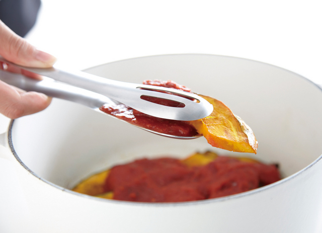 スリット入り ステンレス製トング Hasam - EAトCO