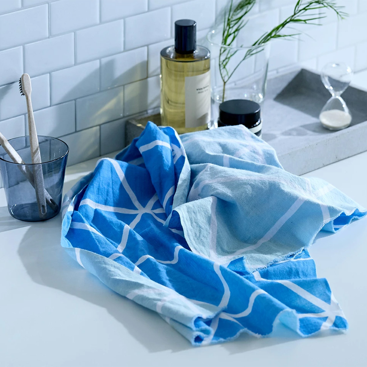 hirali リバーシブル手ぬぐい