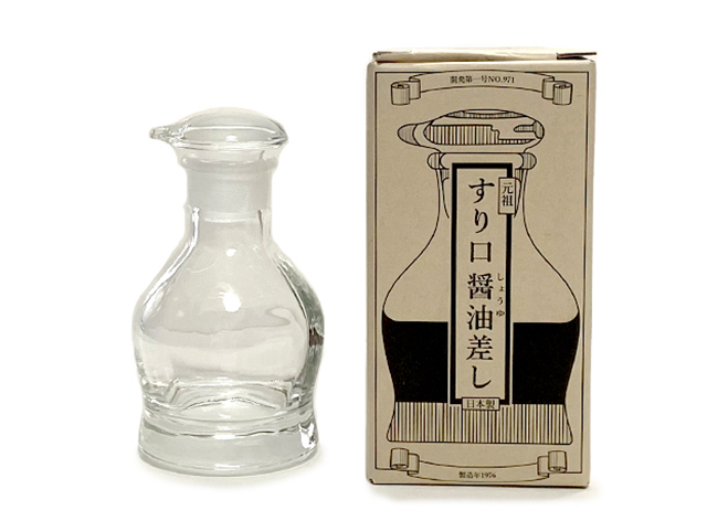 液だれしない 元祖すりくち醤油さし - 廣田硝子