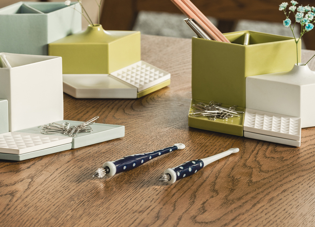 嬉野ガラスペン | ウレシノペン ドット2種 - HIZEN5