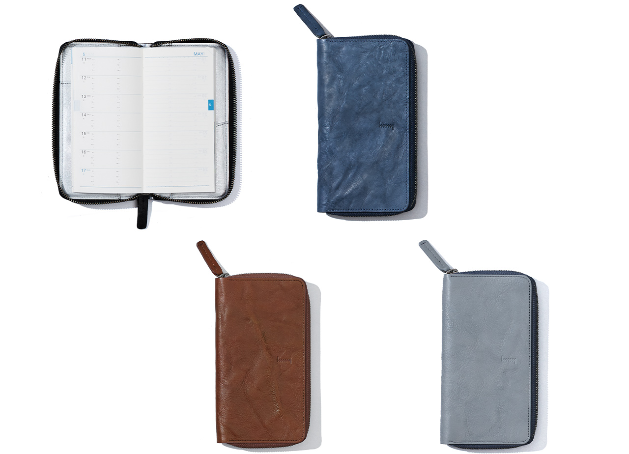 牛革の手帳ケース - hmny -