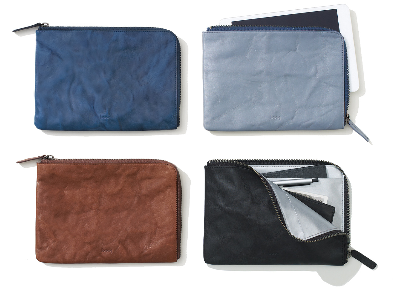 牛革の10マイルバッグ - hmny -