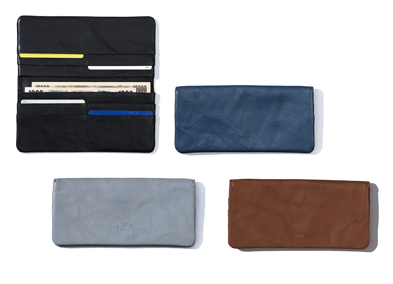 牛革の長財布  - hmny -