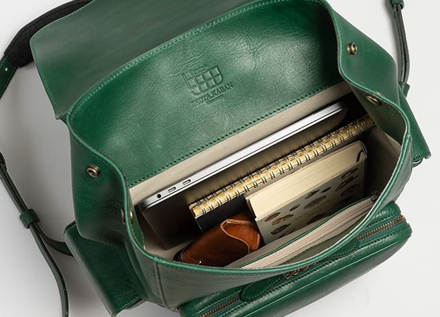 レザーリュックバッグ | テント 3色展開 -IKUTA KABAN