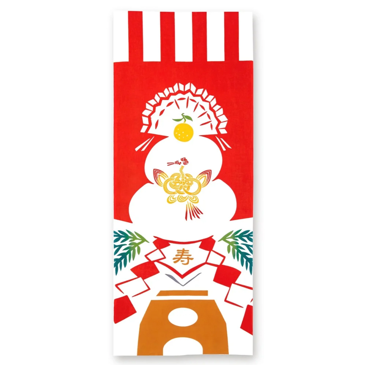 注染の手ぬぐい | お正月 / 祝い鏡餅 - kenema