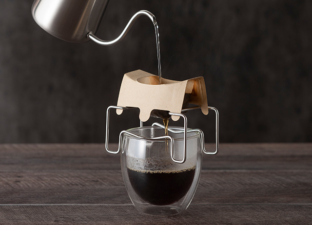 確認用　ドリアンコーヒー 進和 ドリップカフェ みきゃんのコーヒー 10g×5杯分 クラフトケース