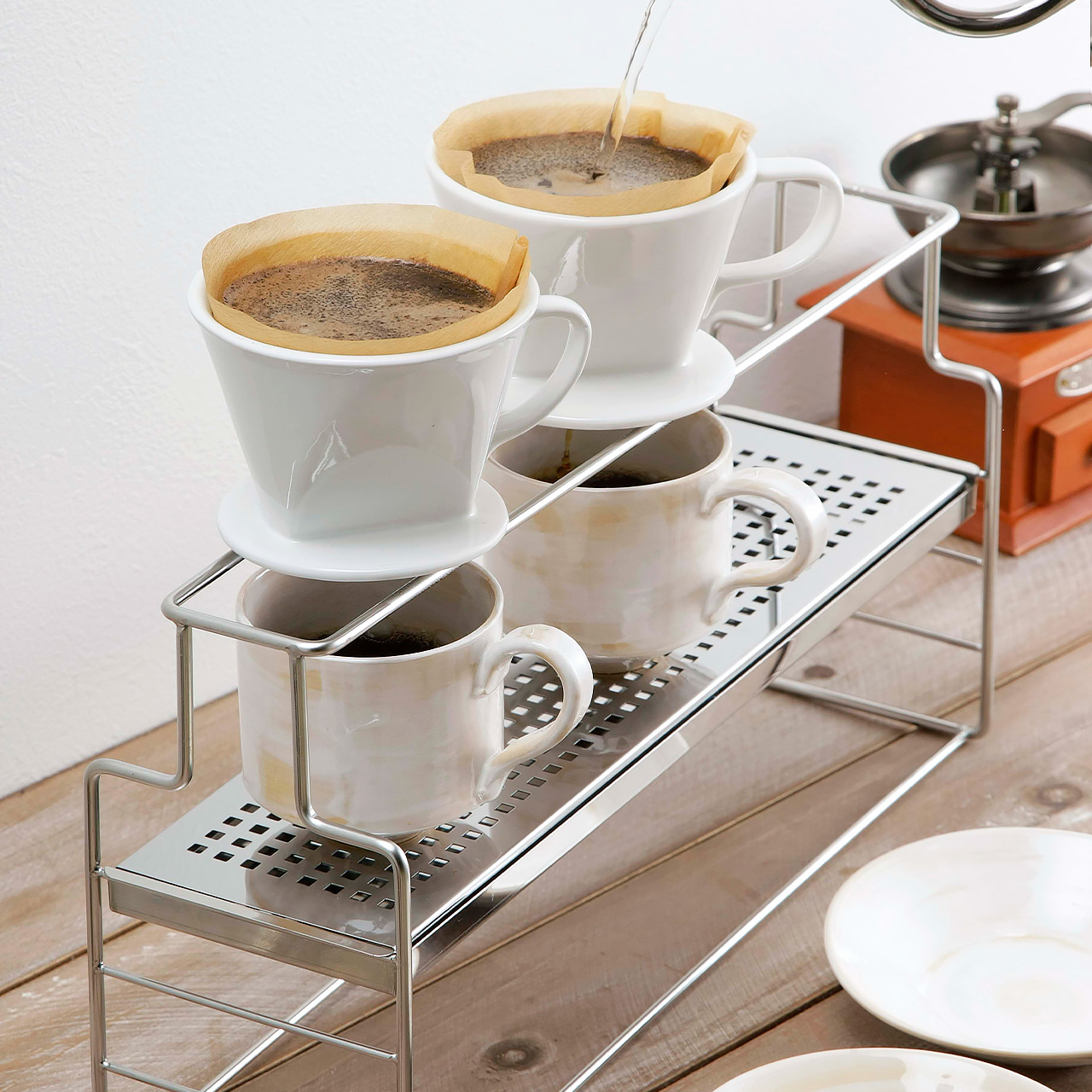 使う人に合わせる コーヒードリッパースタンド - 珈琲考具