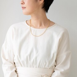 糸でできたネックレス | スフィアプラス 120cm | トリプル・オゥ - 000