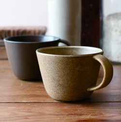 しのぎが美しい プラートのティーカップとソーサー - 4th-market