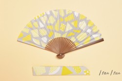 京老舗のデザイン扇子 大きめサイズ - ファンファン