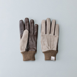 日本製ピッグスエードコンビ手袋 | メンズ - クロダ