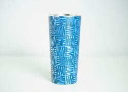 錫製のタンブラー 六花 桐箱入 名入れ対応 - 大阪錫器